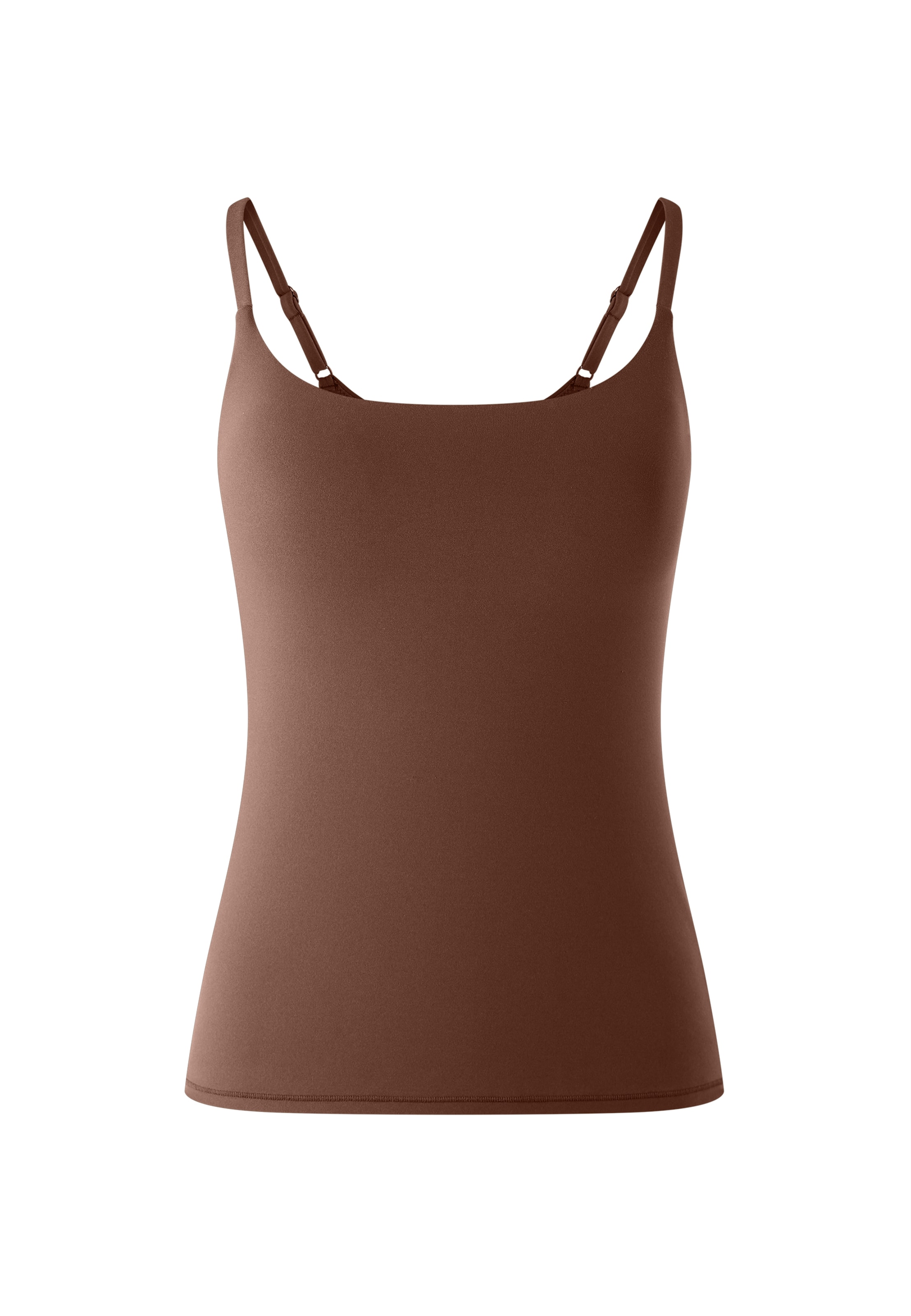 ETAM Undershirt 'Pure Soft' in Brown: front