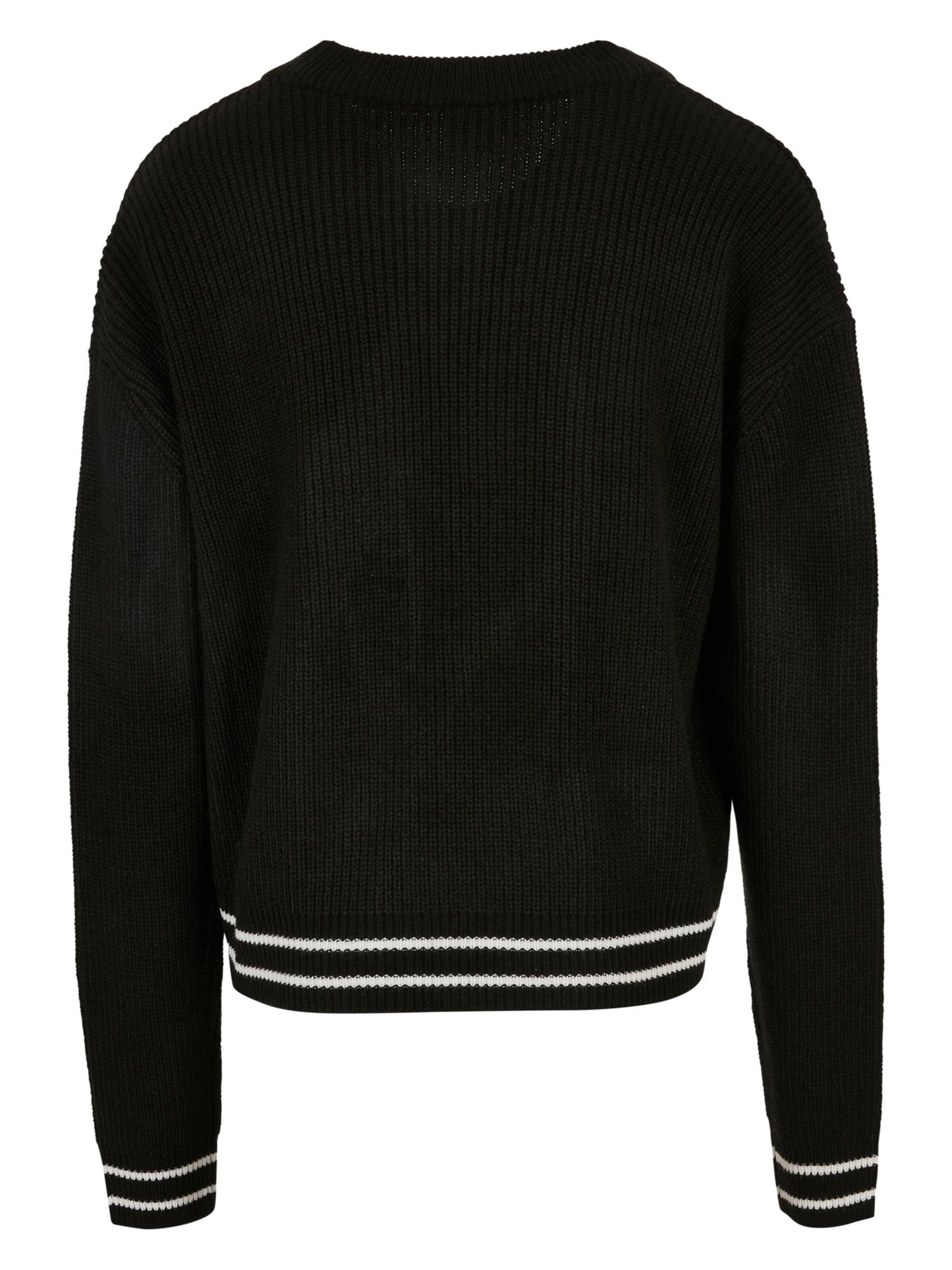 Urban Classics Knit Cardigan in Black