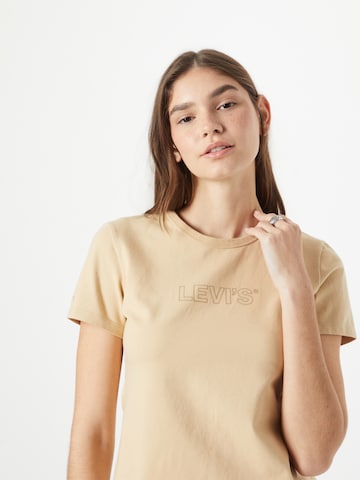 LEVI'S ® - Camisa 'Graphic Rickie Tee' em bege