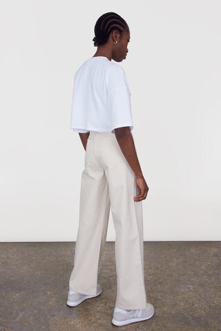 Wide leg Jeans 'Freda' di Aligne in bianco