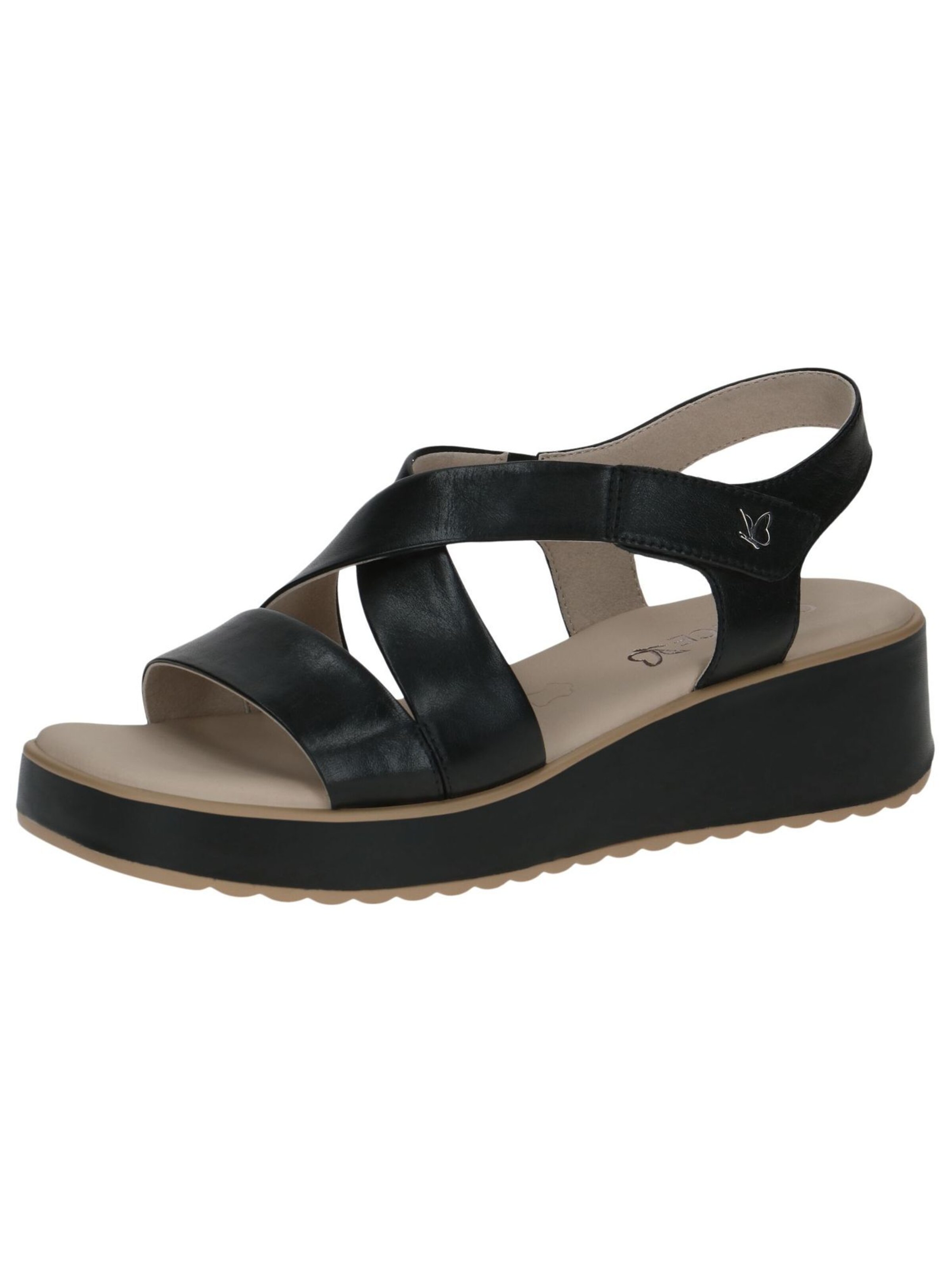 CAPRICE Sandals in Black: front