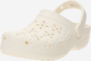 Crocs Сабо 'Classic' в Бежевый: спереди
