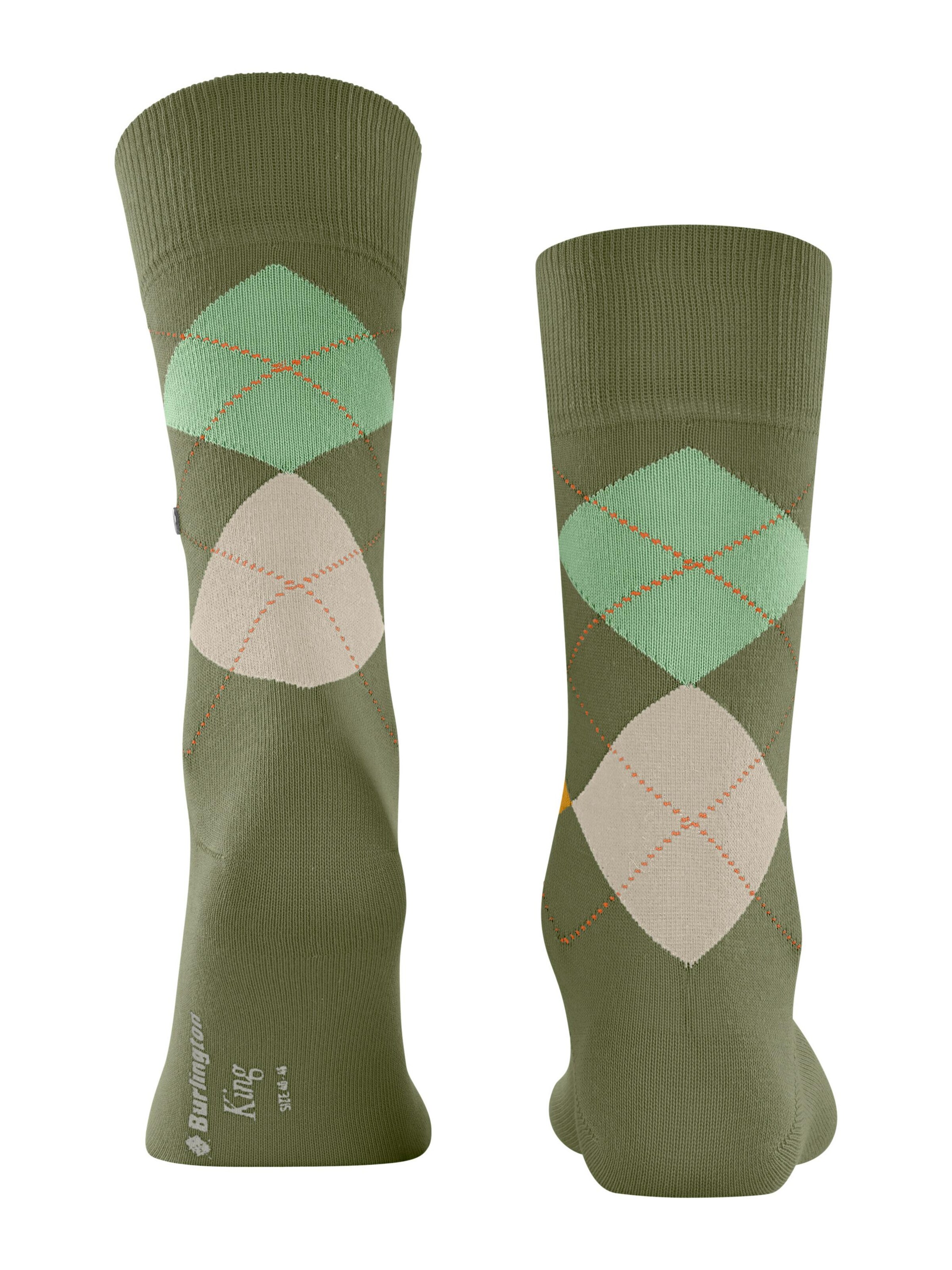 BURLINGTON Socks 'King' in Green