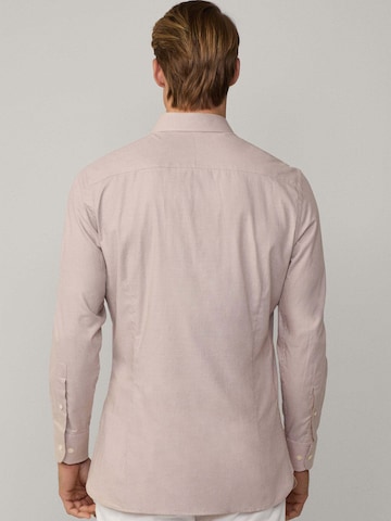 Hackett London Slim Fit Hemd in Beige