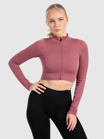 Smilodox Training jacket ' Slim Zeya ' in Pink: front