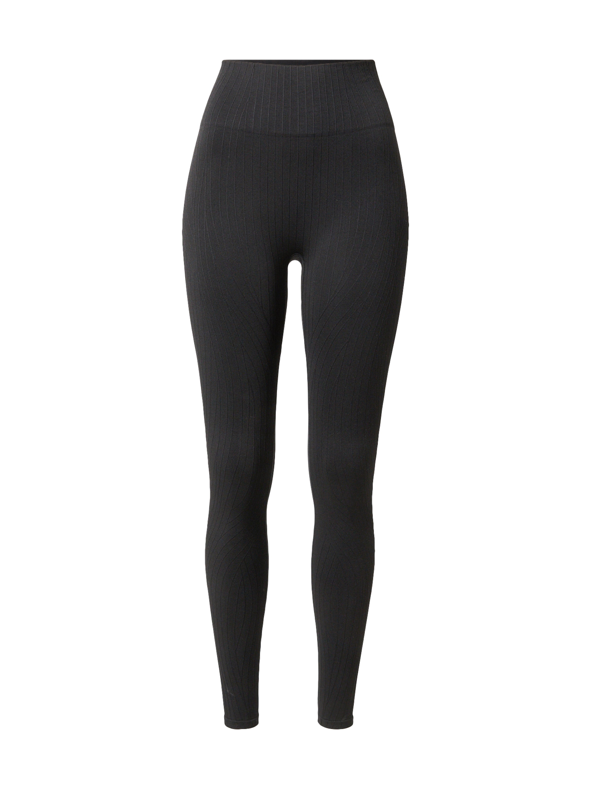 juoda Fabletics Siauras Sportinės kelnės: priekis