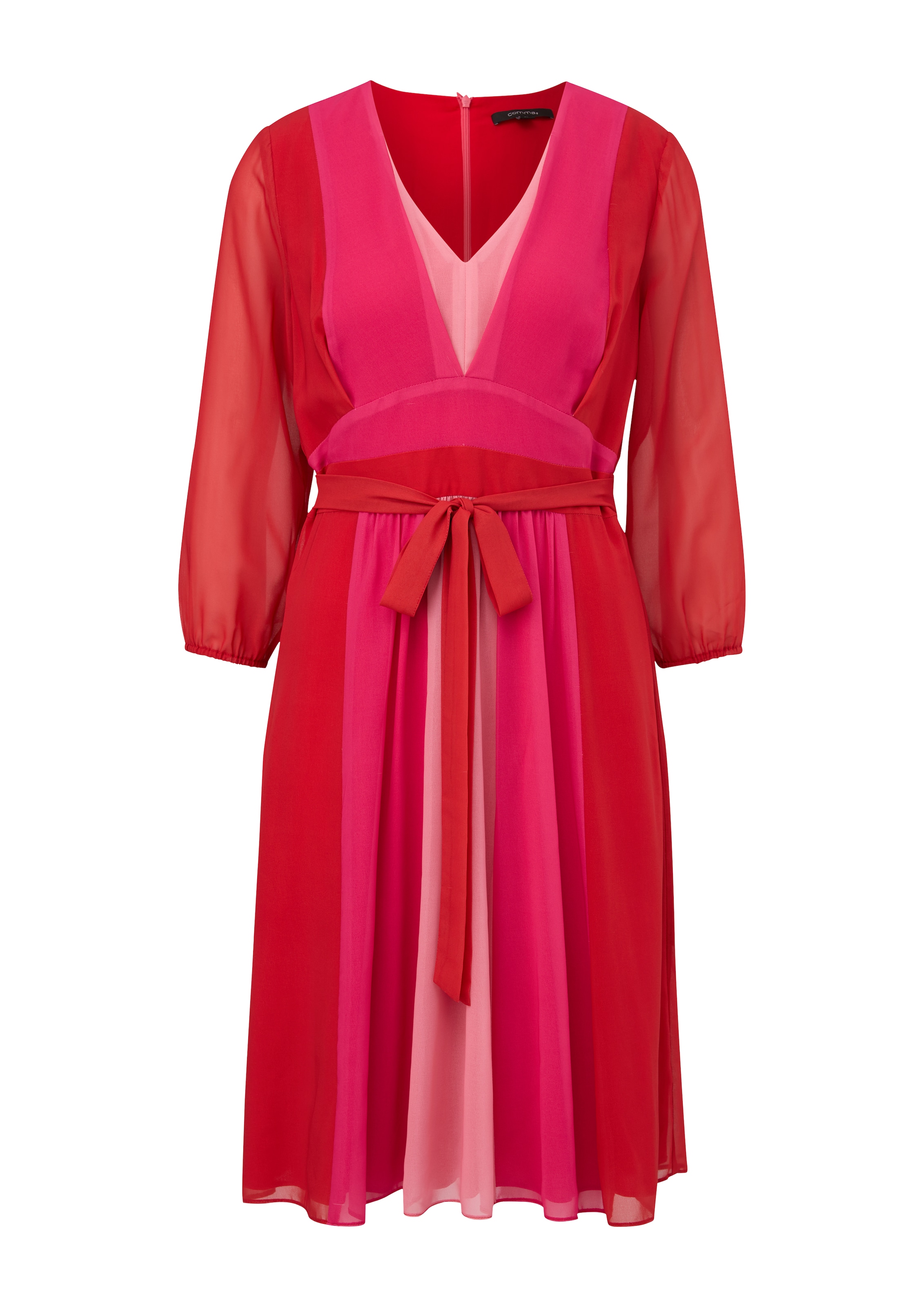 COMMA Kleid in Rot: Vorderseite