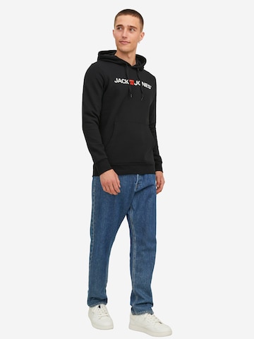 JACK & JONES Sweatshirt 'Corp' in Schwarz