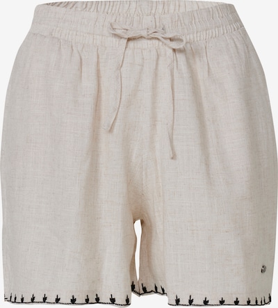 Pantaloni KOROSHI pe negru / alb murdar, Vizualizare produs