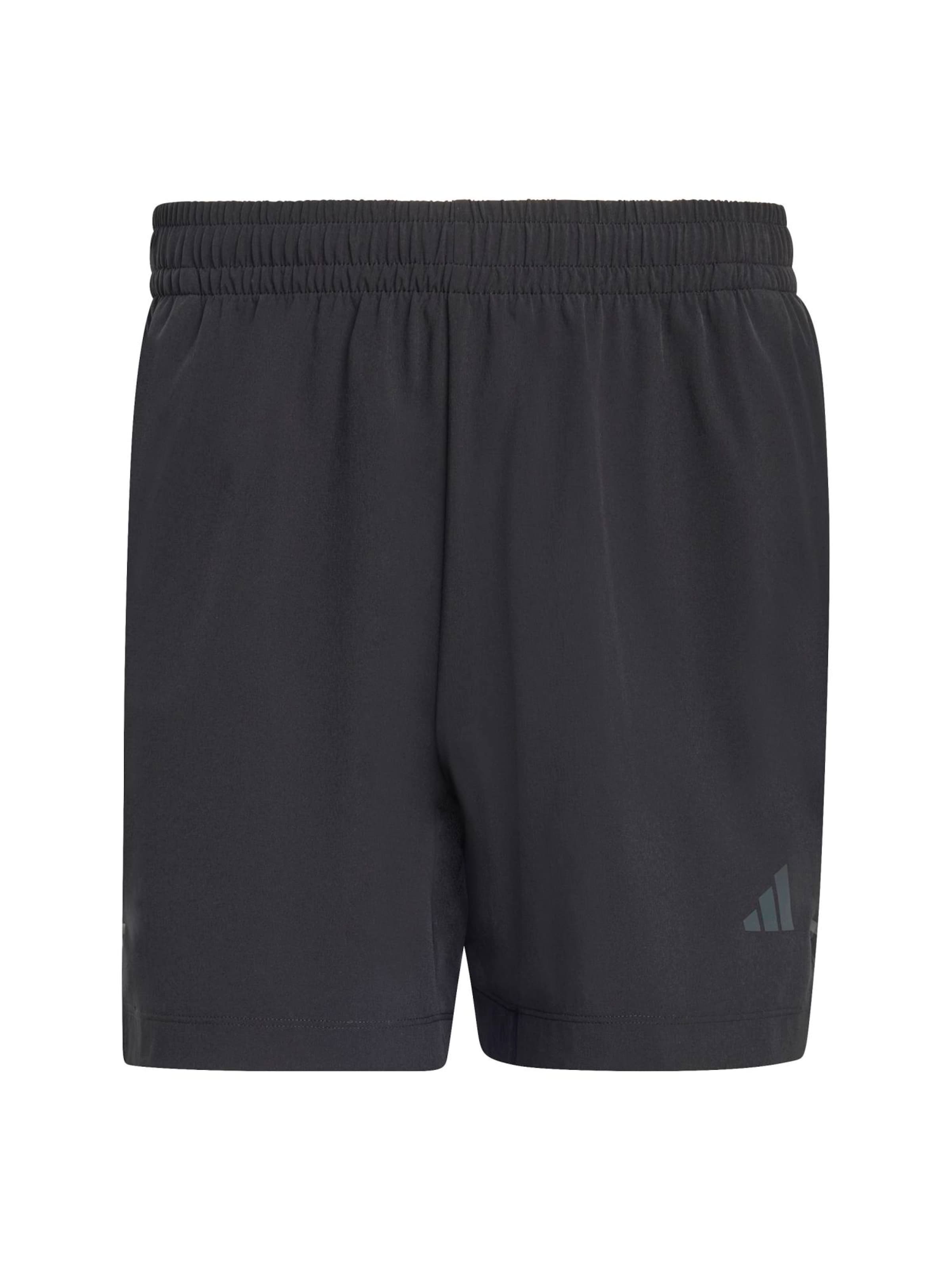 ADIDAS PERFORMANCE Regular Sportshorts 'D4T ESS' in Schwarz: Vorderseite