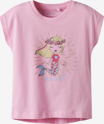 T-Shirt 'NMFViolet' NAME IT en rose : devant