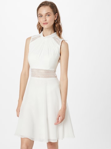 Vera Mont Cocktail Dress in White: front