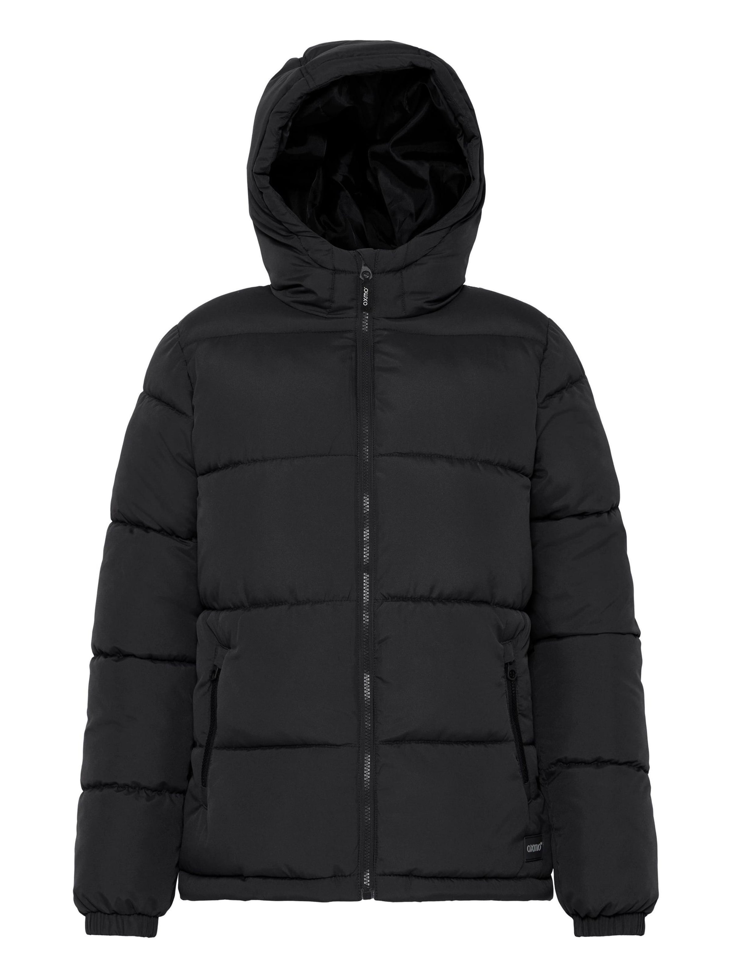 Oxmo Tussenjas ' OXMINNA ' in Zwart: voorkant