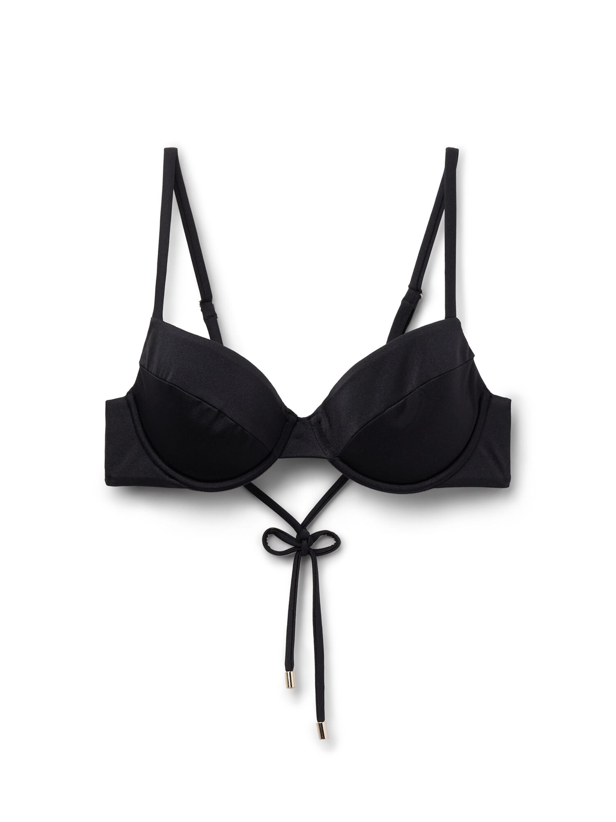 CALZEDONIA Bustier Bikinitop in Schwarz: Vorderseite