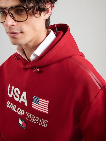 TOMMY HILFIGER Sweatshirt 'SAIL' i röd