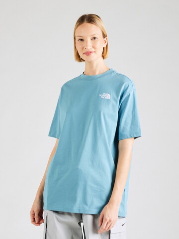 T-shirt 'ESSENTIAL' THE NORTH FACE en bleu : devant