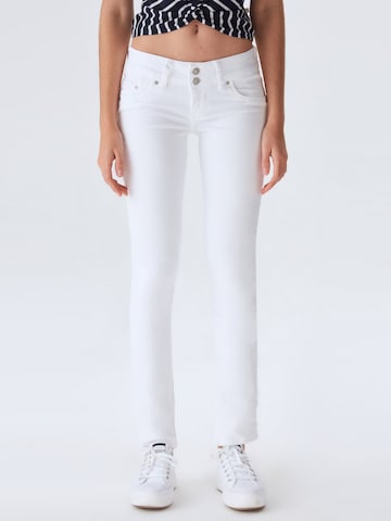 Slimfit Jeans 'Molly' di LTB in bianco: frontale
