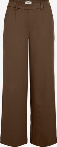 Pantalon 'Lisa' OBJECT en marron : devant