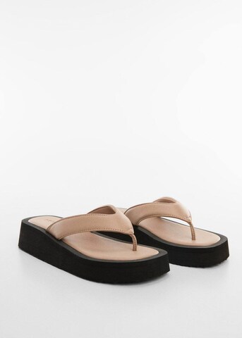 MANGO TEEN Sandals 'Apple' in Beige