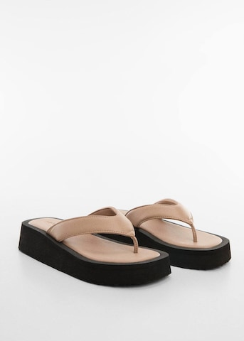 MANGO TEEN Sandals 'Apple' in Beige