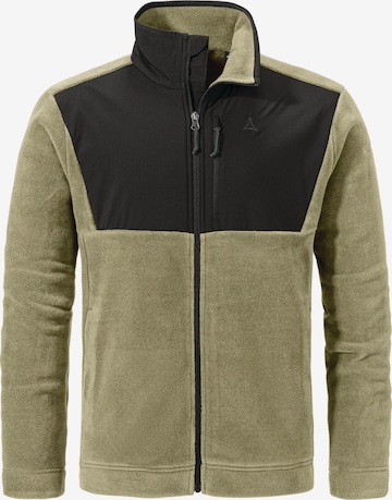 Veste en polaire fonctionnelle 'Gregale' Schöffel en vert : devant