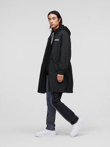 Parka mi-saison 'Ikonik 2.0' Karl Lagerfeld en noir