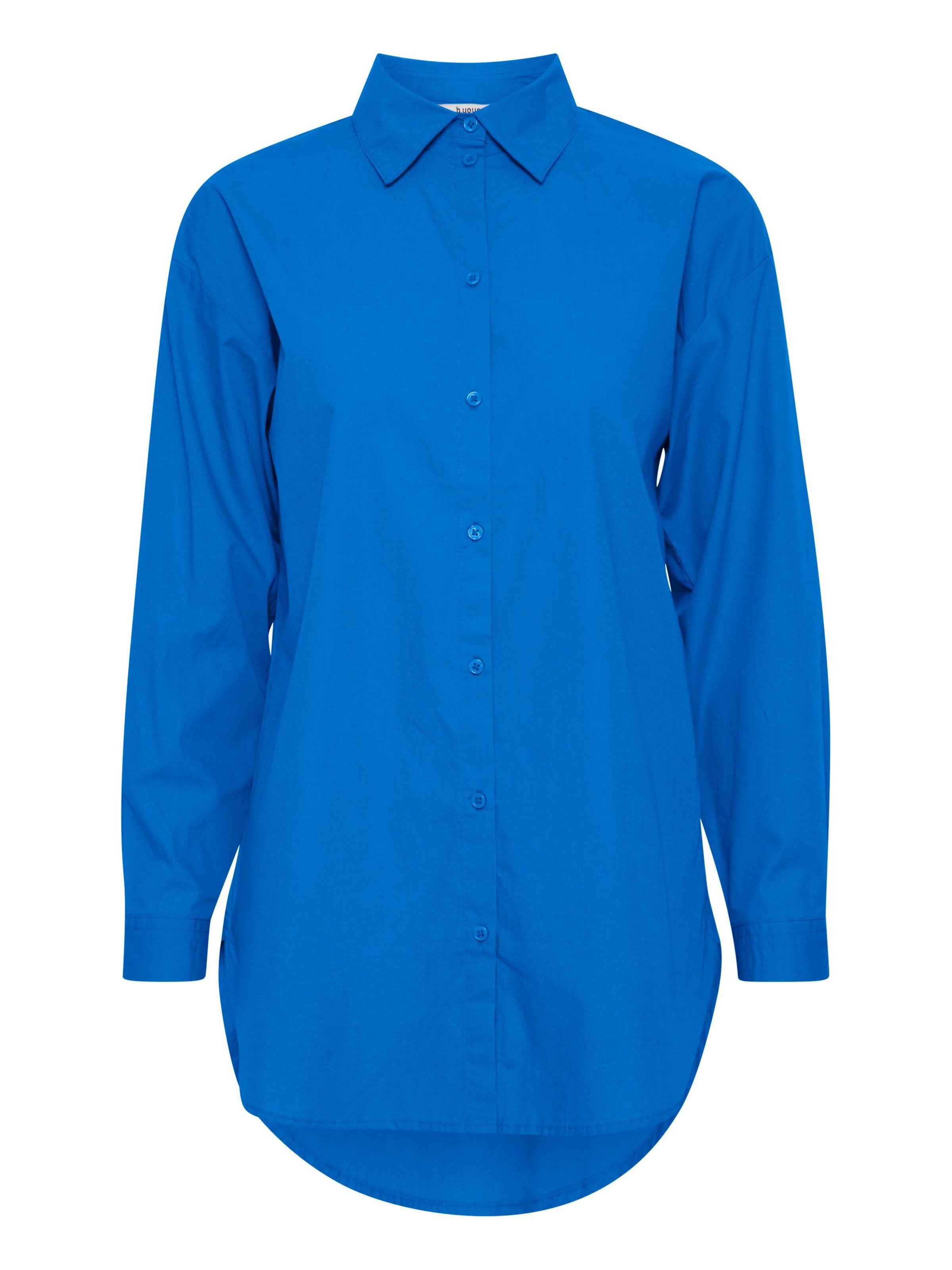 b.young Blouse 'Gamze' in Blauw: voorkant