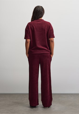 Wide leg Pantaloni 'Noli' di Pegador in rosso