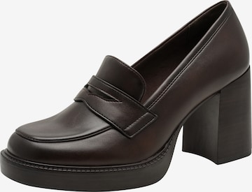 Escarpins 'Essentials' Tamaris en marron : devant