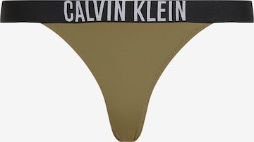 Bas de bikini Calvin Klein Swimwear en vert : devant