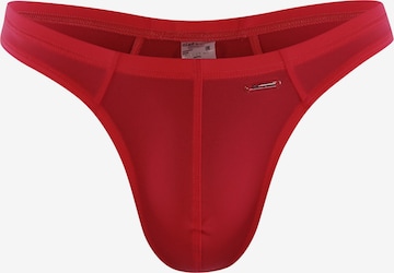 Slip ' RED0965 Ministring ' Olaf Benz en rouge : devant