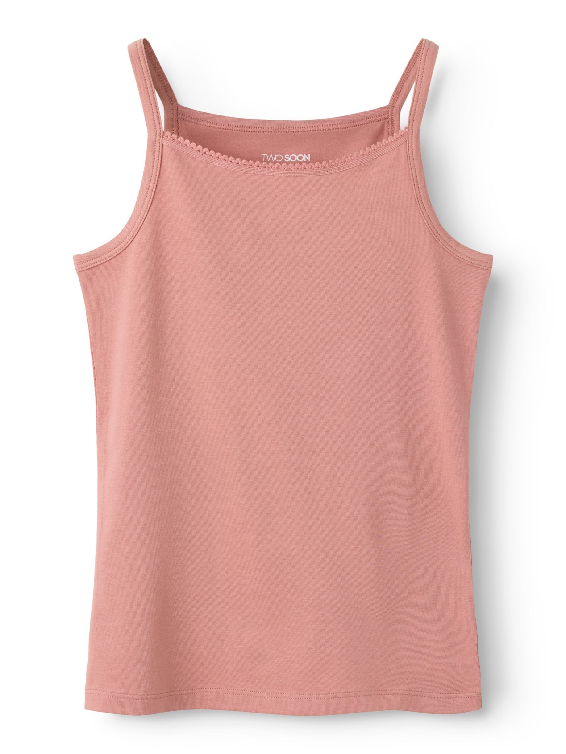 Top di TWO SOON in arancione