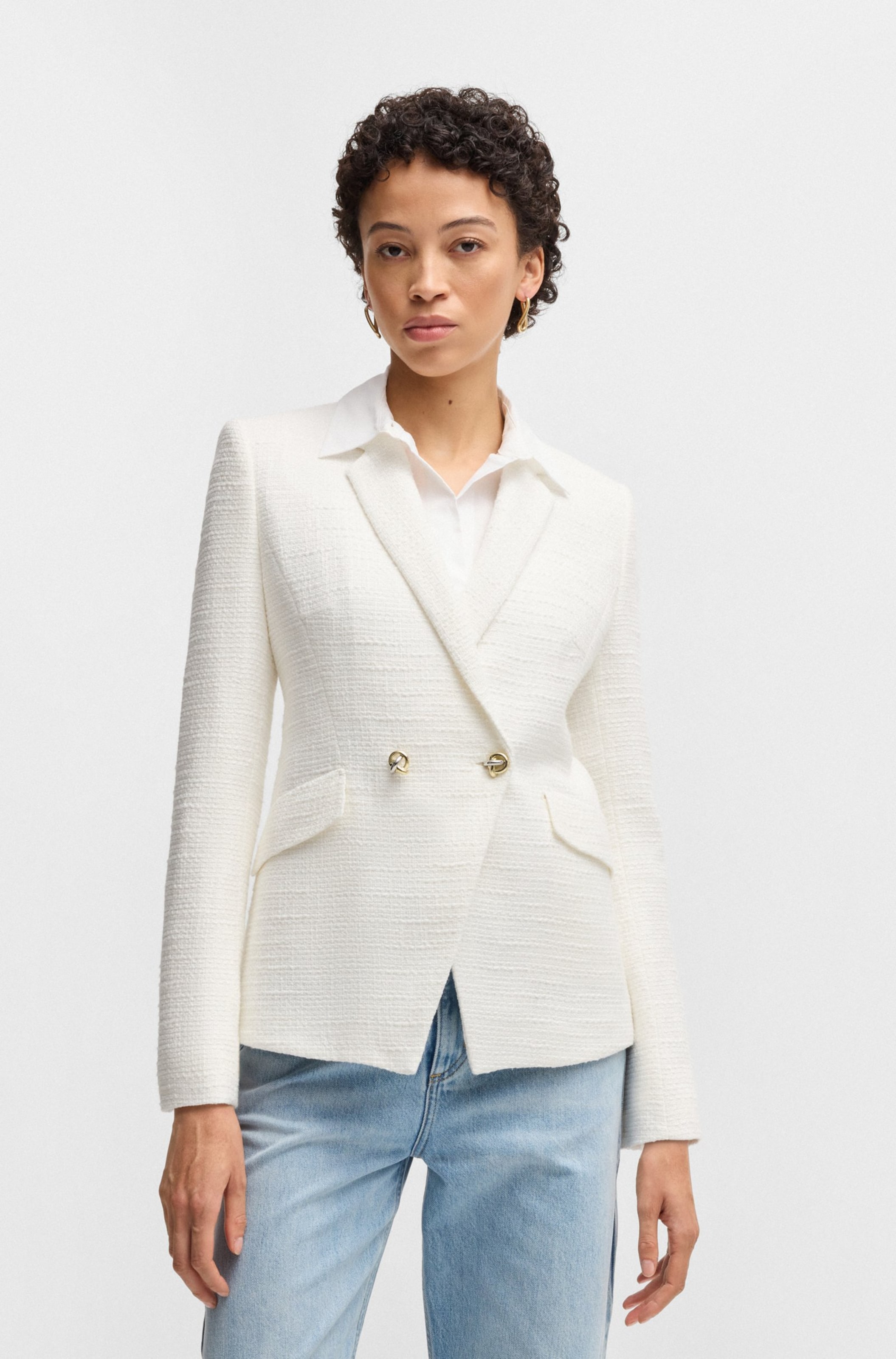 BOSS Blazer 'Jatawa' in White | ABOUT YOU