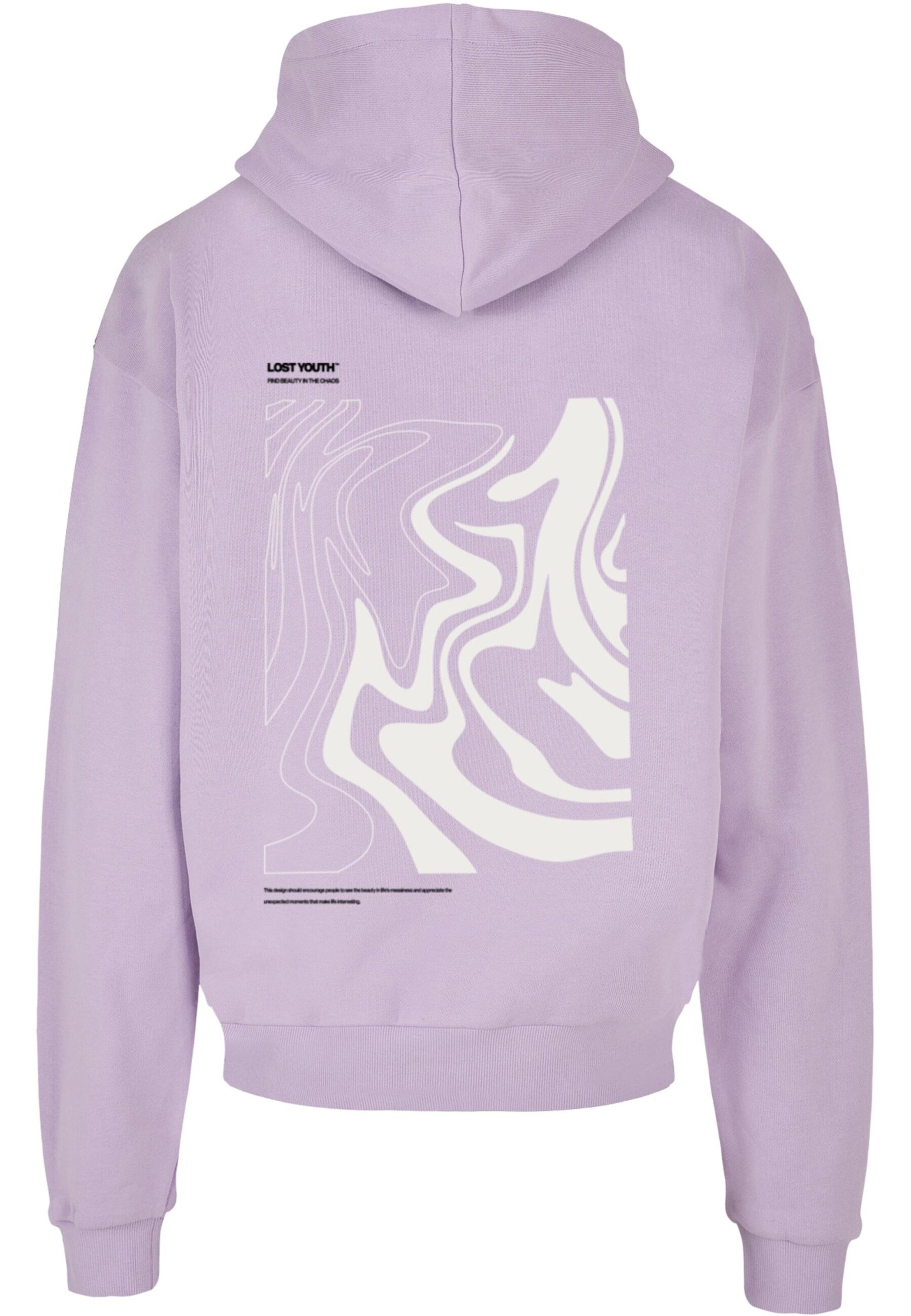 Lost Youth Mikina 'Chaos' – fialová