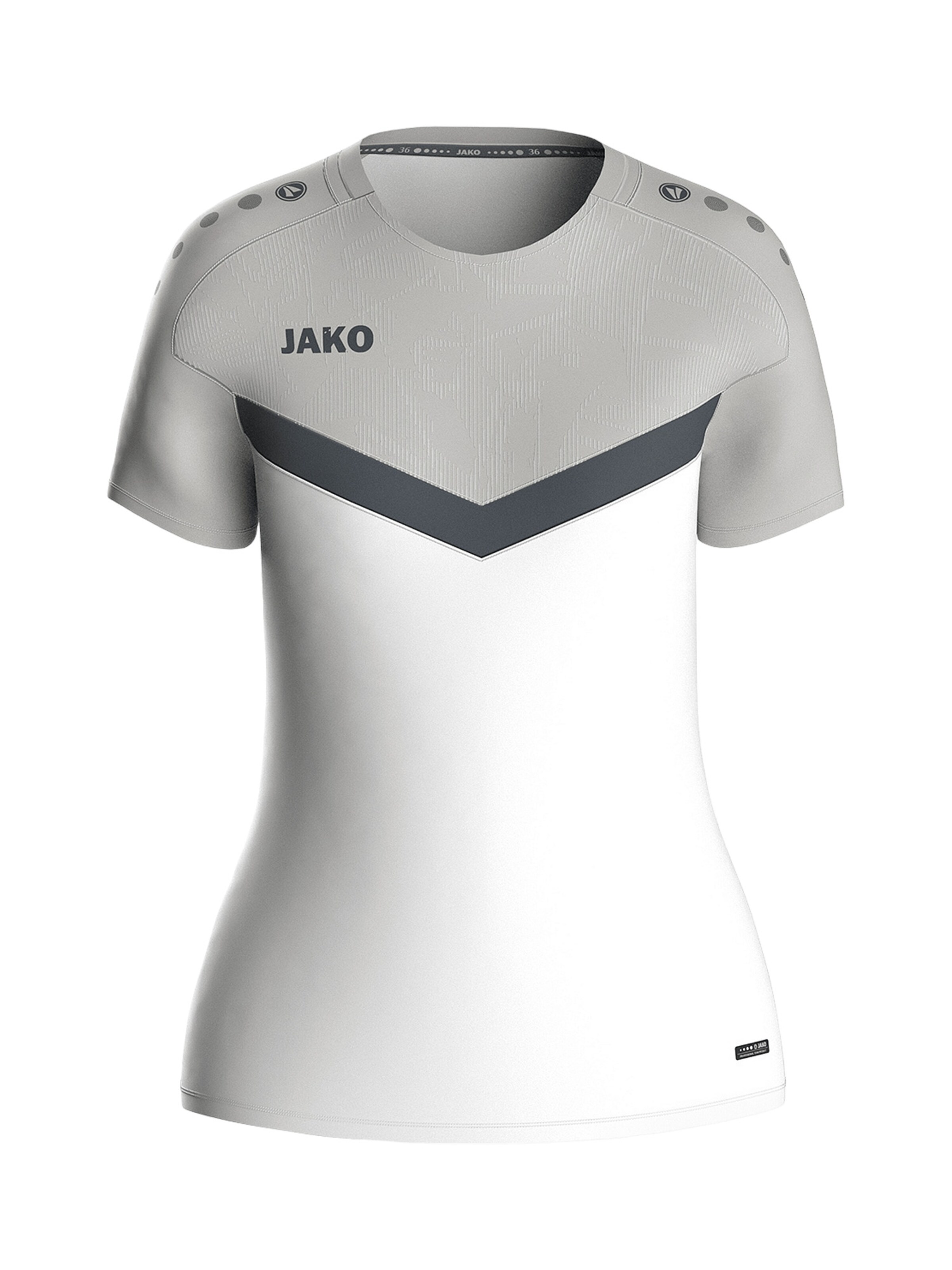 JAKO Funktionsshirt in Weiß: Vorderseite