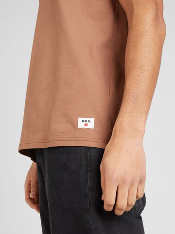 T-Shirt 'Dan' R.D.D. ROYAL DENIM DIVISION en marron