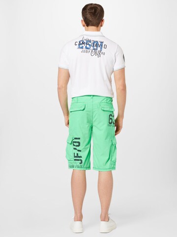 Regular Pantalon cargo CAMP DAVID en vert