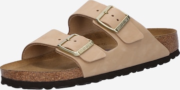 Zoccoletto 'Arizona' di BIRKENSTOCK in marrone: frontale