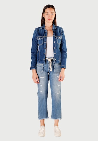 Le Temps Des Cerises Regular Jeans 'PRICILIA' in Blauw