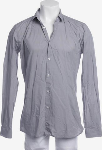 HUGO Red Button Up Shirt in M in Blue: front