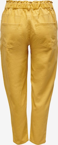 JDY Regular Trousers 'ZIZZY' in Yellow