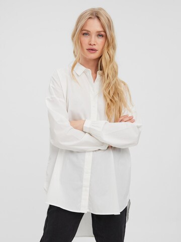 VERO MODA Blouse 'Jarlotte' in Wit: voorkant