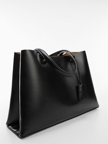 MANGO Shopper 'Bello' in Zwart
