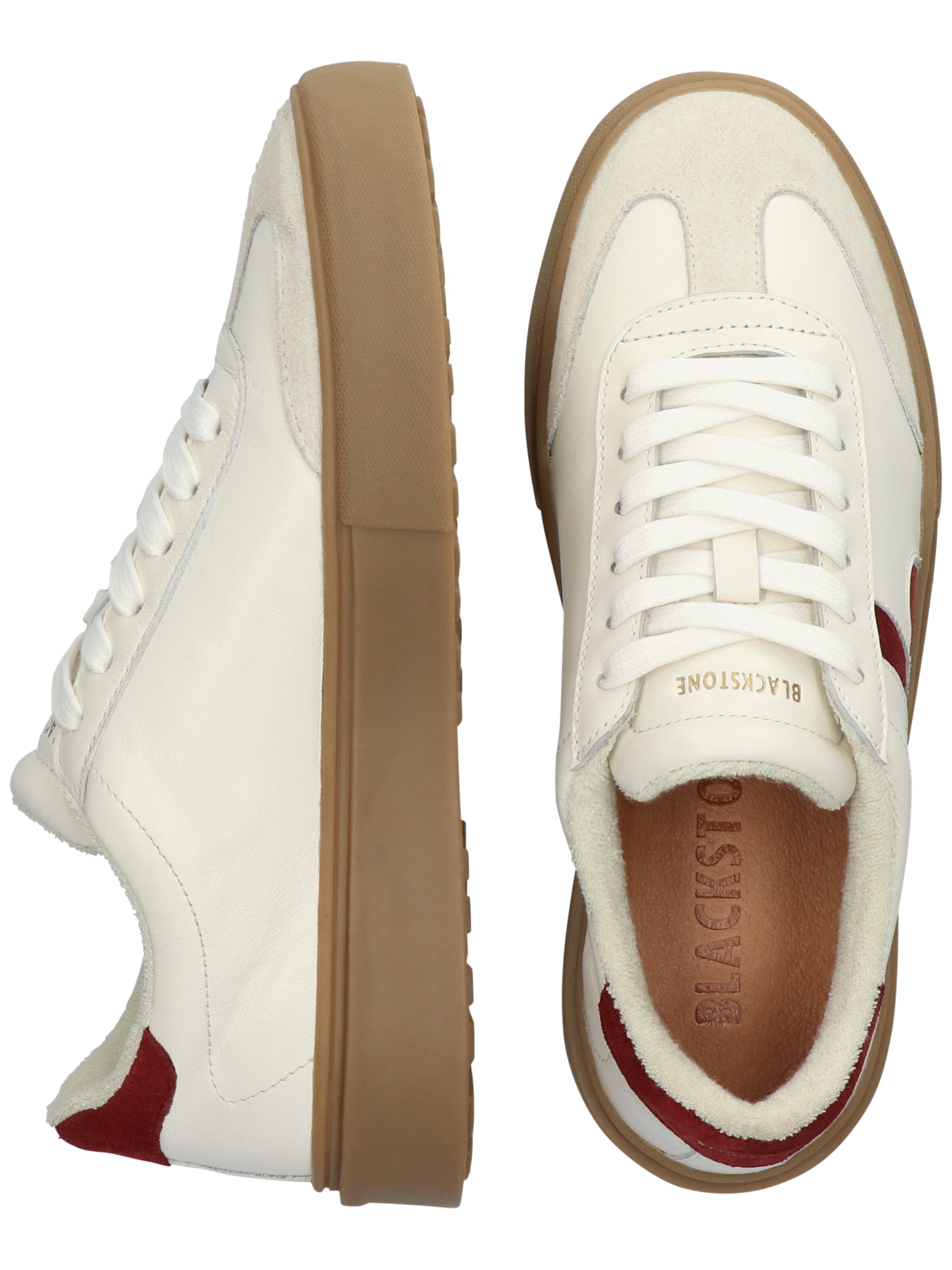 BLACKSTONE Låg sneaker 'Quartz Auden EL280' i vit