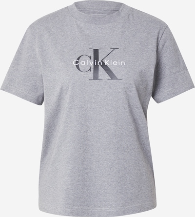Calvin Klein Jeans Majica 'Classic Logo' veličine XS u siva melange / crna / bijela, Pregled proizvoda