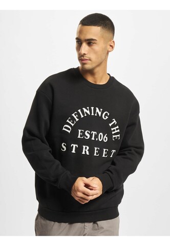 DEF Sweatshirt 'Ining' in Schwarz: Vorderseite
