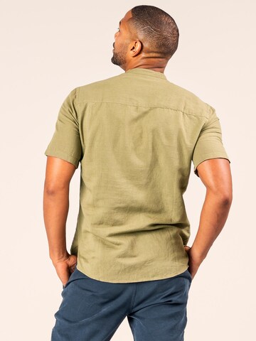 Living Crafts Regular Fit Hemd 'RUBEN'‌‌‌‌‌‌‌‌‌ in Grün