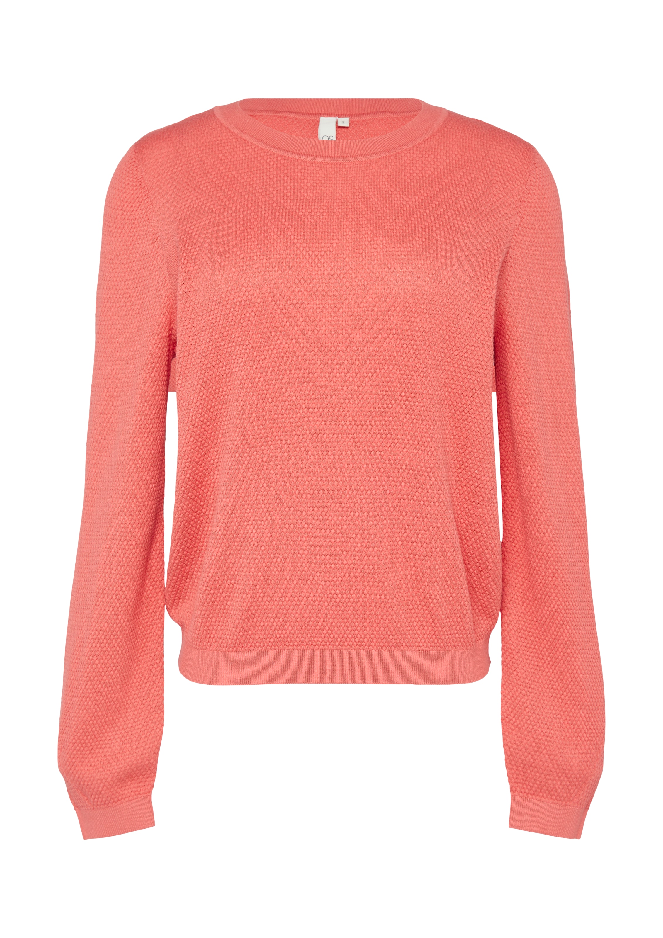 QS Pullover in Orange: Vorderseite