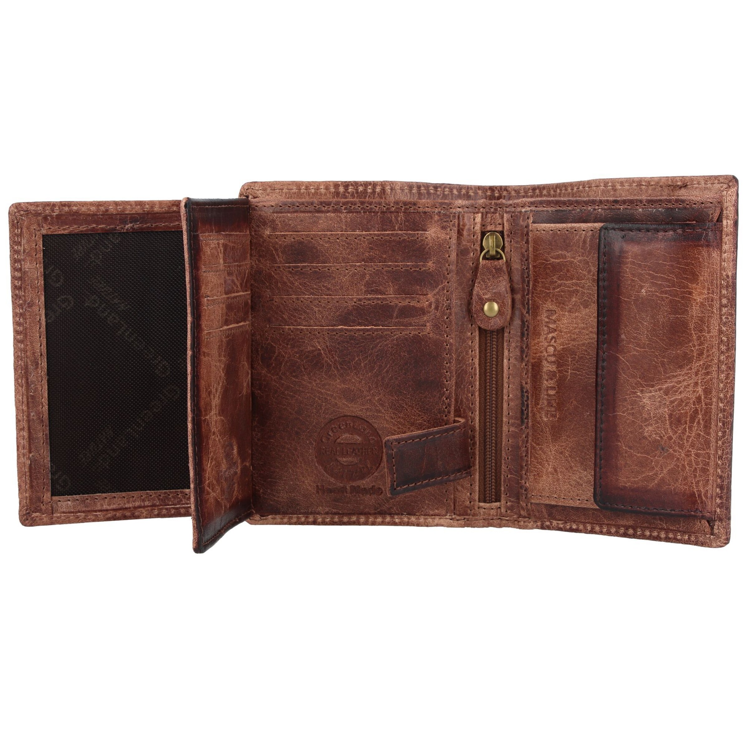 Porte-monnaies 'Mascu & Line' Greenland Nature en marron