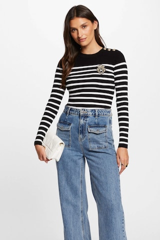 Morgan - Pullover '242-MRAY' em preto: frente